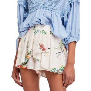 Free People Floral Summer Skort